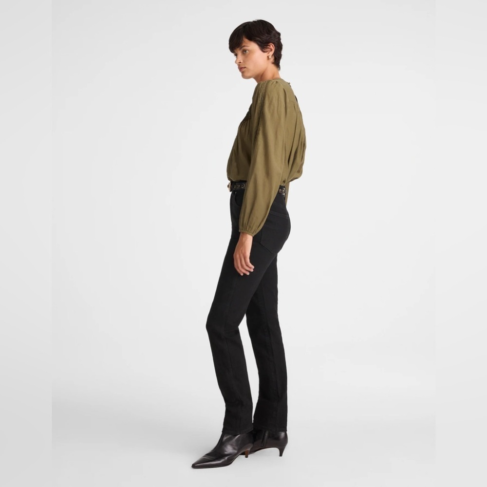 Madewell The Perfect Vintage Jean - Comfort Stretch Size 29 Black Frost - Picture 3 of 8